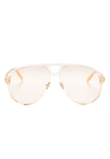 TOM FORD Eyewear Bertrand pilot-frame sunglasses - Arancione