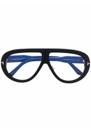 TOM FORD Eyewear Occhiali da sole Troy modello aviator - Nero