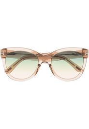 TOM FORD Eyewear wayfarer-frame sunglasses - Marrone