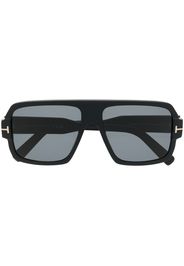 TOM FORD Eyewear Occhiali da sole con montatura stile pilota - Nero