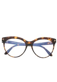 TOM FORD Eyewear Occhiali cat-eye - Marrone