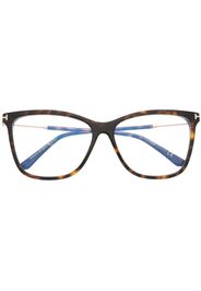 TOM FORD Eyewear square-frame eyeglasses - Marrone