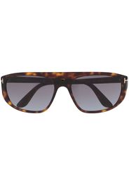 TOM FORD Eyewear Occhiali da sole squadrati - Marrone