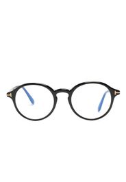 TOM FORD Eyewear Occhiali tondi 5867-B - Nero