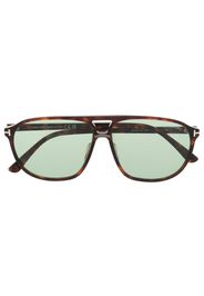 TOM FORD Eyewear Occhiali da sole squadrati - Marrone