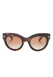 TOM FORD Eyewear Lucilla cat-eye frame sunglasses - Marrone