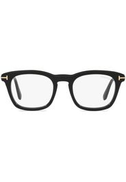 TOM FORD Eyewear logo-plaque square-frame glasses - Nero