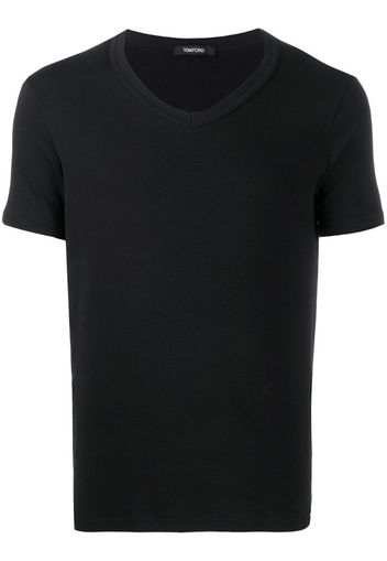 V-neck cotton T-shirt