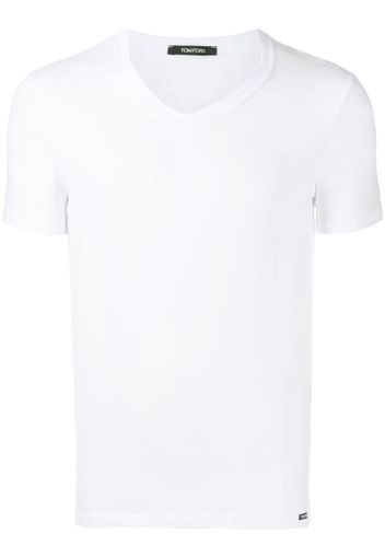 V-neck cotton T-shirt