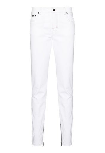 TOM FORD zip-cuff skinny jeans - Bianco