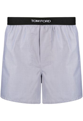 TOM FORD Boxer con logo - Grigio