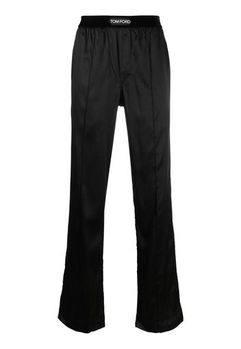 TOM FORD Pantaloni con applicazione - Nero