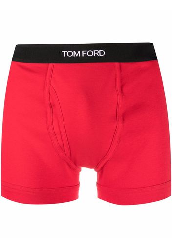 TOM FORD logo waistband boxers - Rosso