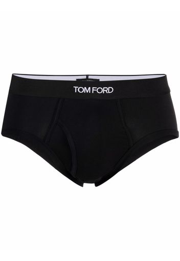 TOM FORD logo-waistband briefs - Nero