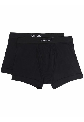 TOM FORD logo-waistband boxer briefs (set of 2) - Nero