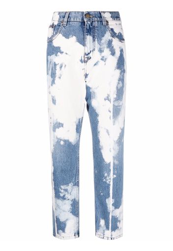 TOM FORD acid-wash straight jeans - Blu