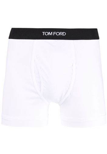 TOM FORD logo-waistband boxer briefs - Bianco