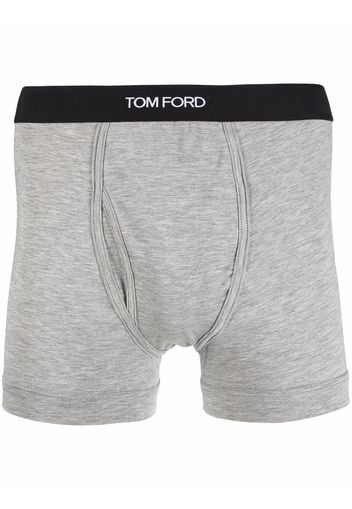 TOM FORD logo-waistband boxer briefs - Grigio