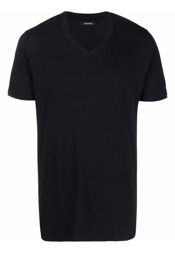 TOM FORD crew-neck fitted T-shirt - Nero