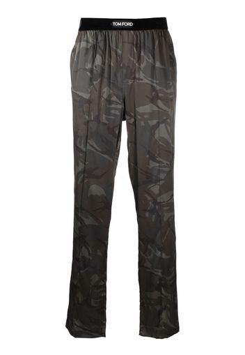 TOM FORD camouflage-print track pants - Verde