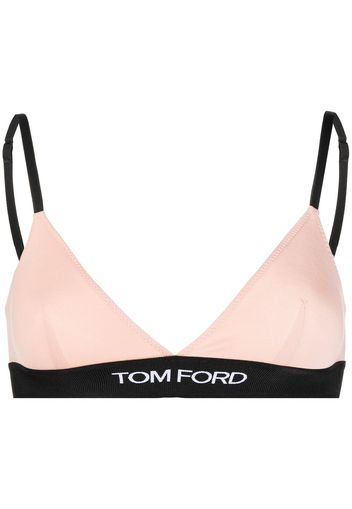 TOM FORD logo-underband bra - Toni neutri