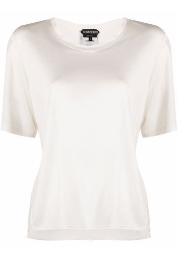 TOM FORD T-shirt con spacco laterale - Toni neutri