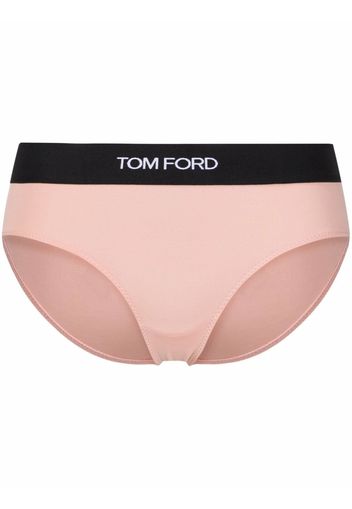 TOM FORD logo-print modal briefs - Rosa