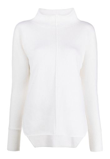 TOM FORD curved-hem cashmere jumper - Toni neutri