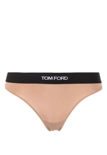 TOM FORD Perizoma con logo - Toni neutri