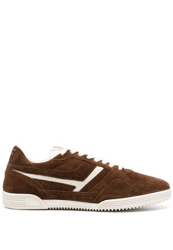 TOM FORD two-tone suede sneakers - Marrone