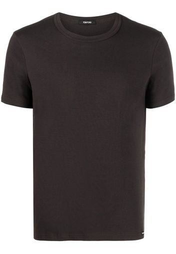 TOM FORD crew neck T-shirt - Marrone