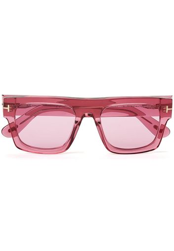 TOM FORD Fausto square-frame sunglasses - Rosa