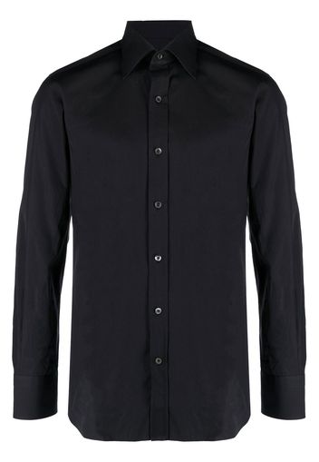 TOM FORD long-sleeve cotton shirt - Nero