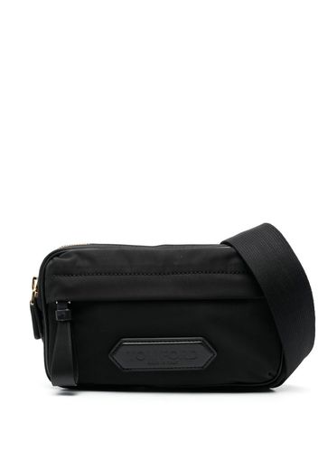 TOM FORD logo-patch leather belt bag - Nero