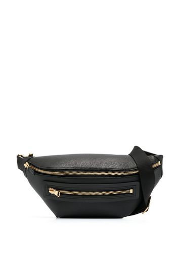 TOM FORD logo-stamp belt bag - Nero