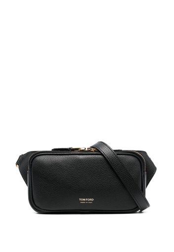 TOM FORD logo-print leather belt bag - Nero