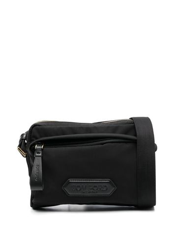 TOM FORD logo-patch crossbody bag - Nero