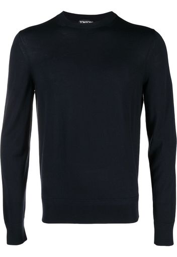 TOM FORD fine-knit wool jumper - Blu