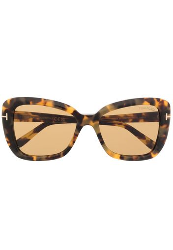 TOM FORD Maeva cat-eye sunglasses - Marrone