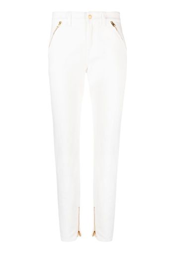 TOM FORD zip-detail tapered jeans - Bianco