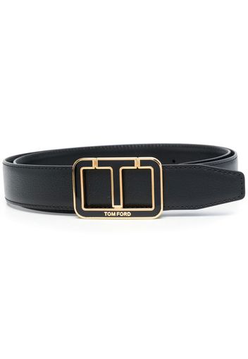 TOM FORD buckle-fastening leather belt - Nero