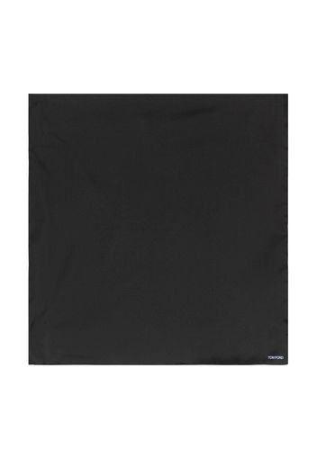 TOM FORD silk pocket square scarf - Nero