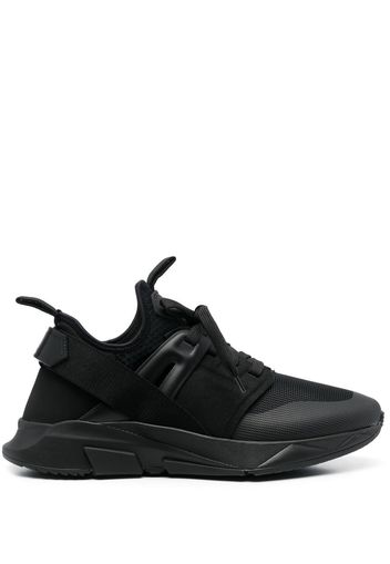 TOM FORD logo-patch lace-up sneakers - Nero