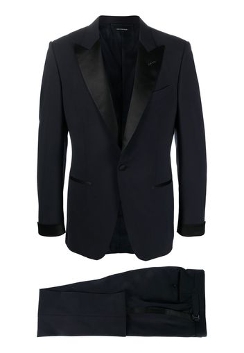 TOM FORD tailored single-breasted tuxedo suit - Blu