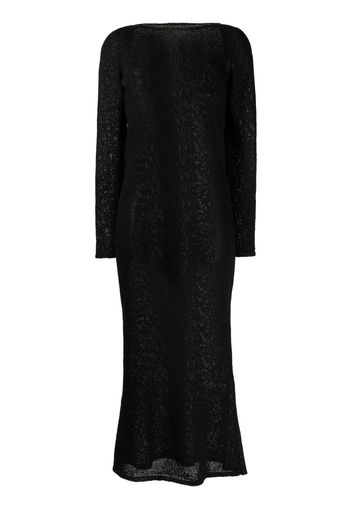 TOM FORD fine-knit midi dress - Nero