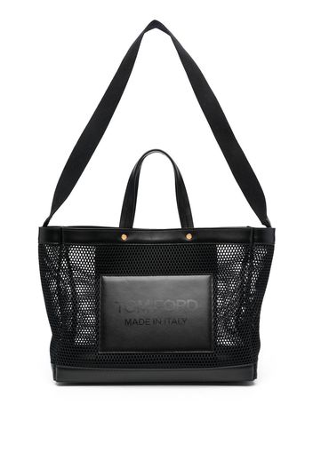 TOM FORD semi-sheer tote bag - Nero