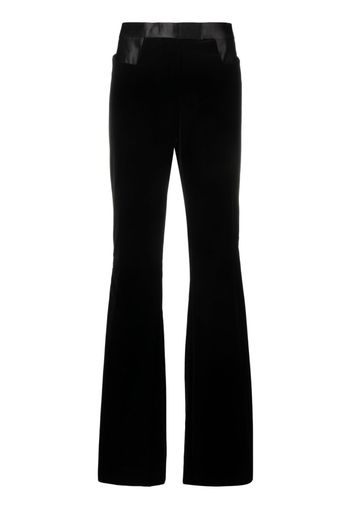 TOM FORD high-waisted flared trousers - Nero