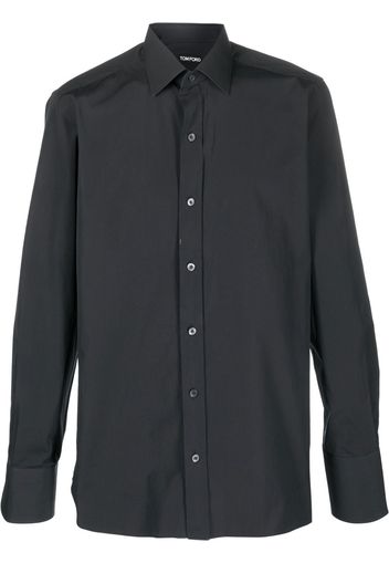 TOM FORD long-sleeved cotton shirt - Nero