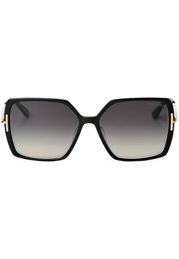 TOM FORD Occhiali da sole Joanna tartarugati - Nero