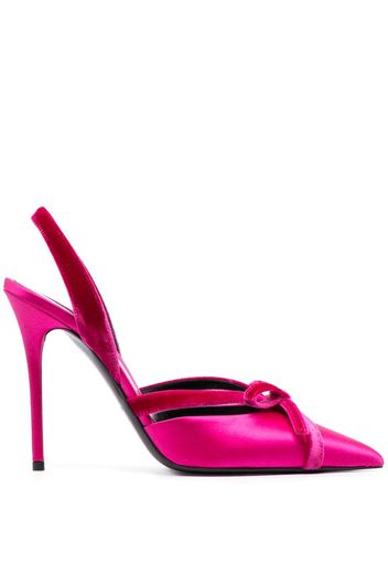 TOM FORD 105mm slingback satin pumps - Rosa